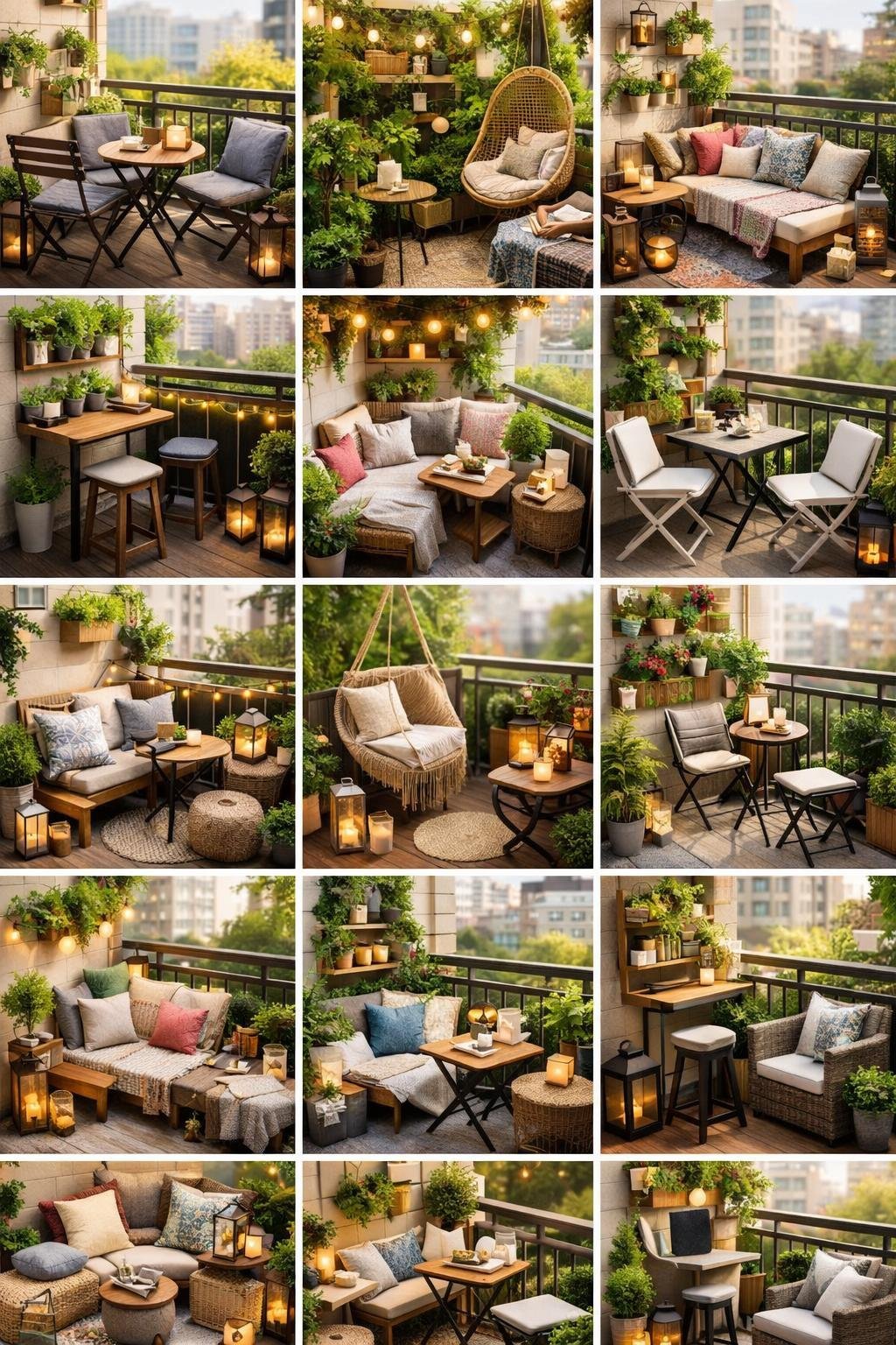 13 Mini Balkon Ideen: Geniale Tricks für deinen gemütlichen Außenbereich