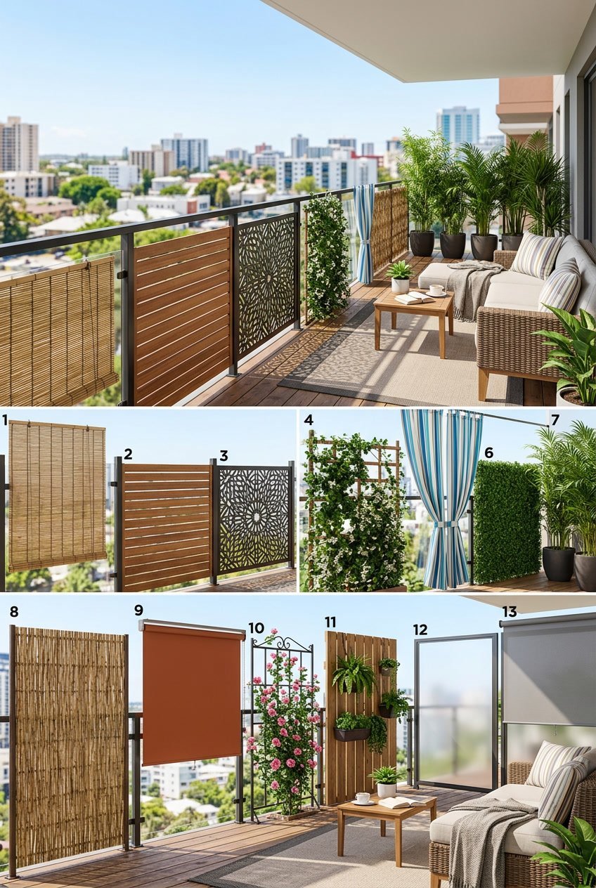 13 Balkon Sichtschutz Ideen – Praktische und Stylische Lösungen für Deine Privatsphäre