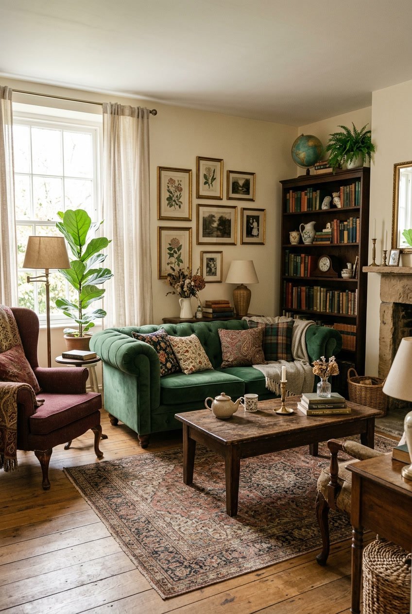 15 Gemütliche Wohnzimmerideen im Vintage-Stil – Stylische Inspiration für Dein Zuhause