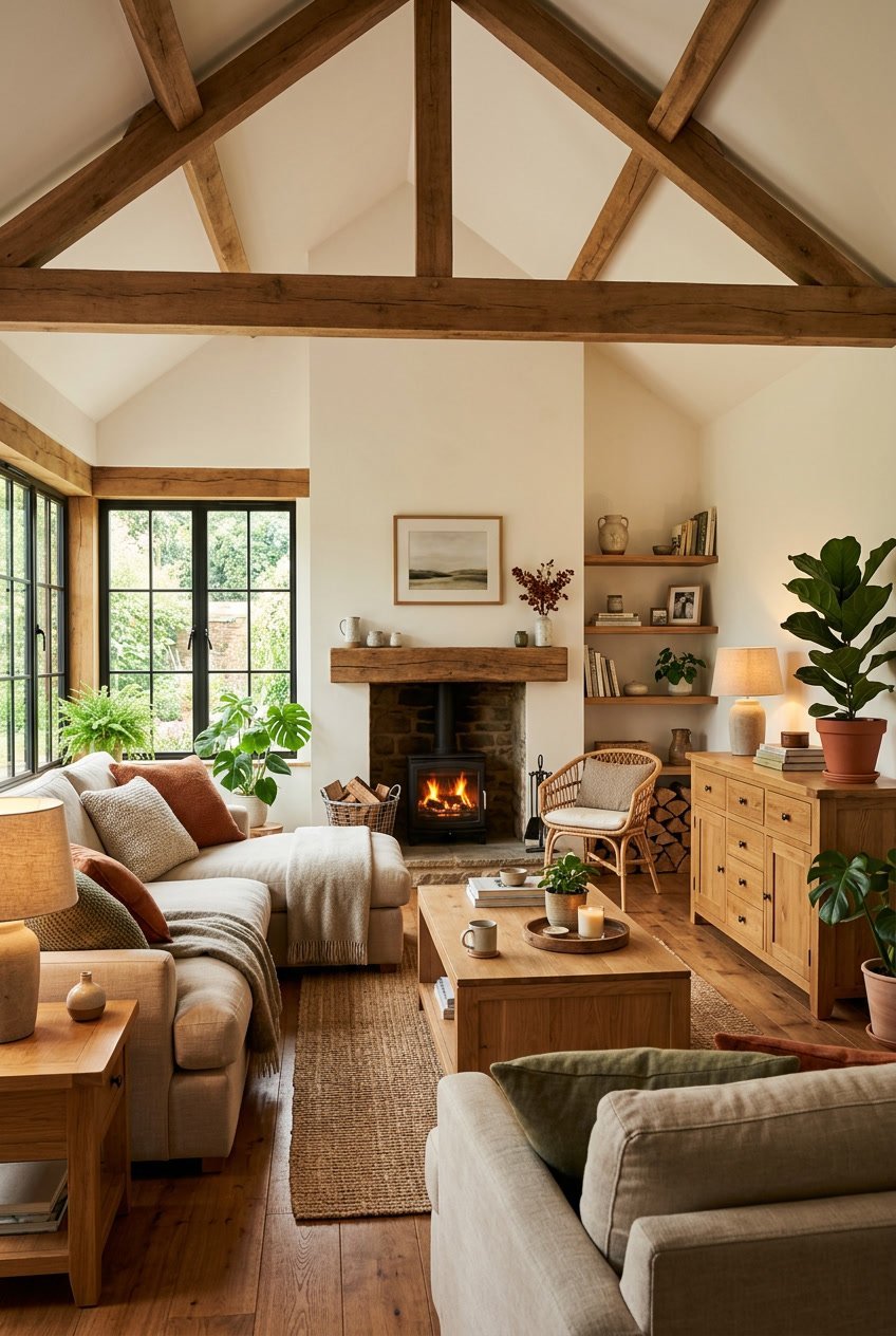 17 Gemütliche Wohnzimmerideen mit Holz – Praktische Tipps für Natürliches Wohlfühlambiente