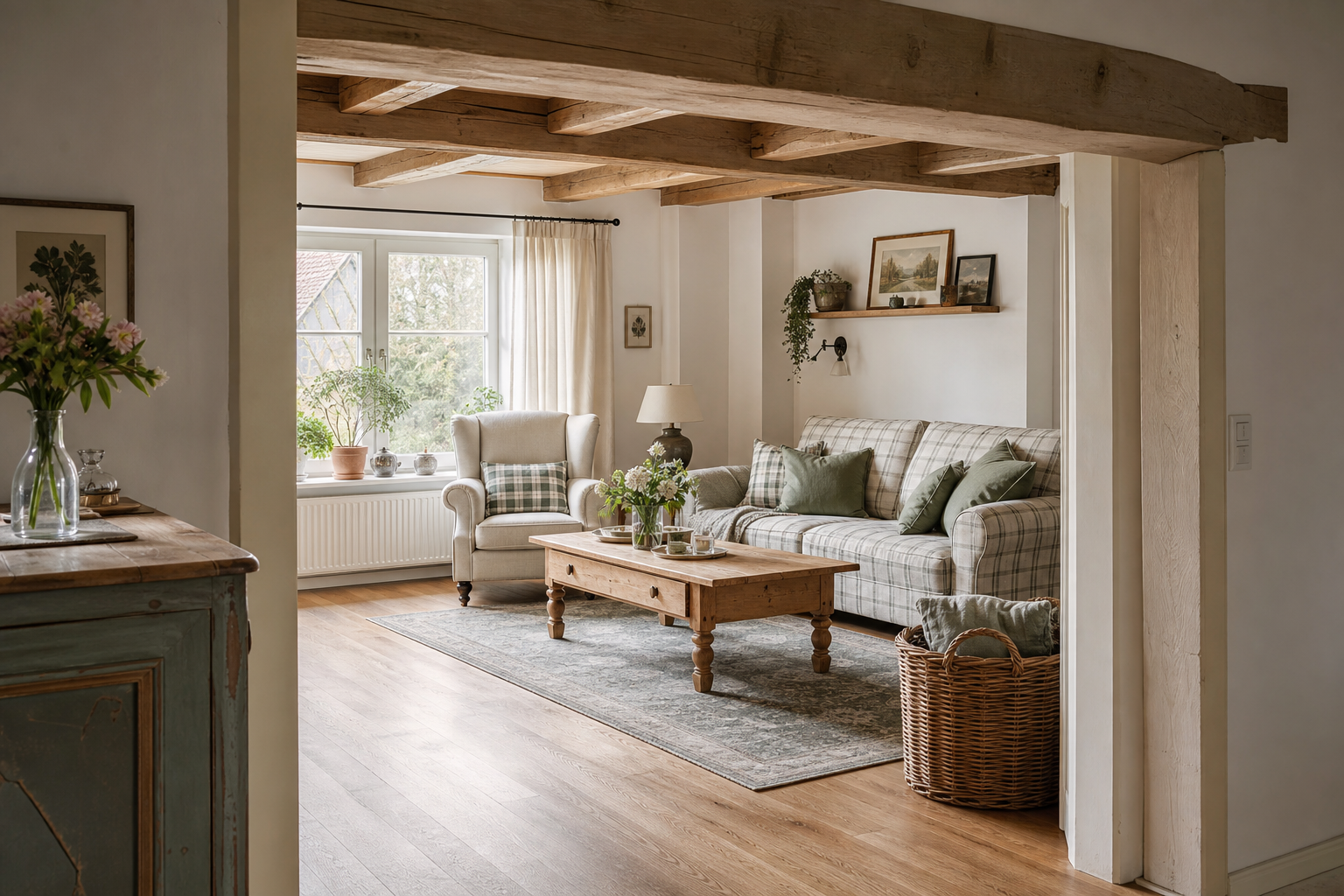 16 Ideen für die Wohnzimmer-Einrichtung im modernen Landhausstil