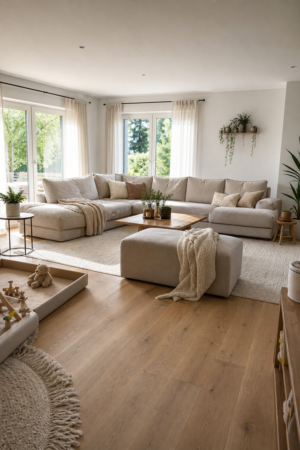Großes modulares Sofa Familienzimmer