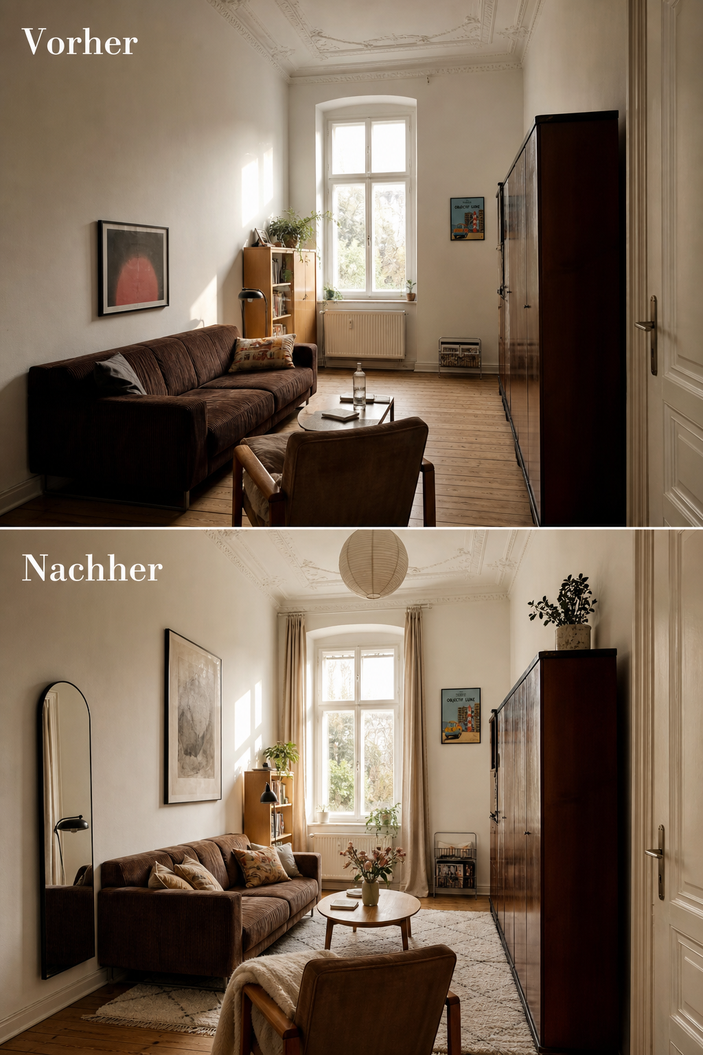 Hohe Decken werden nicht berücksichtigt