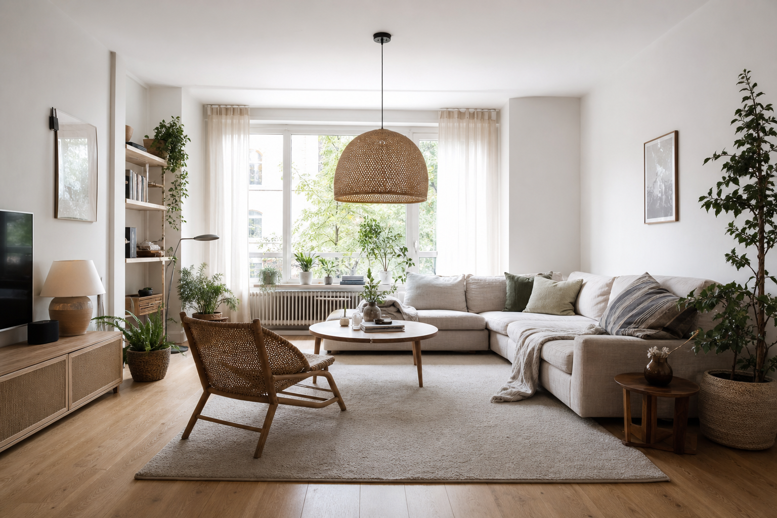 16 Lampen im skandinavischen Design für das Wohnzimmer: Ideen für Pendel-, Steh- und Tischleuchten