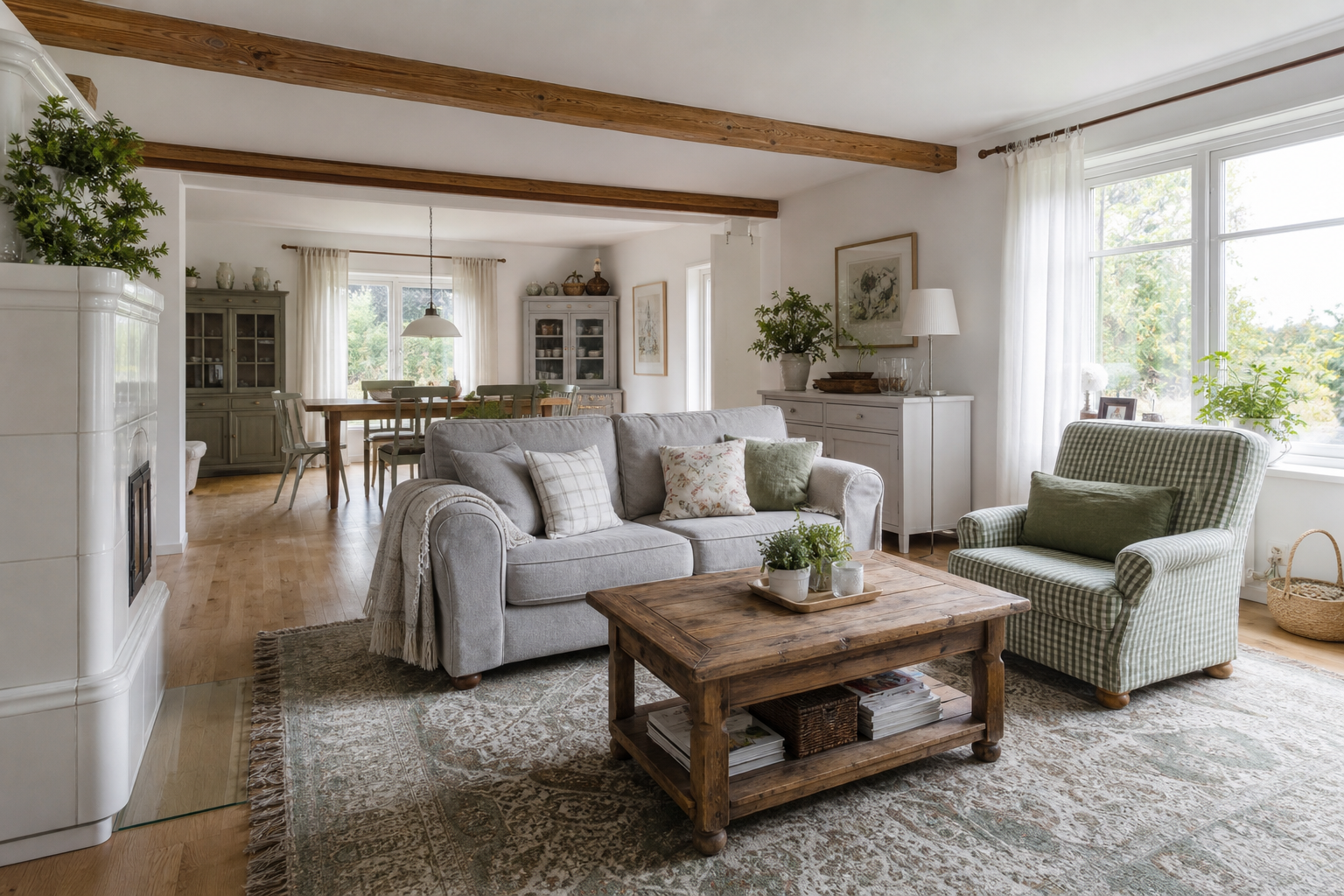 Landhausstil einrichten: der komplette Ratgeber für Wohnzimmer, Küche und mehr
