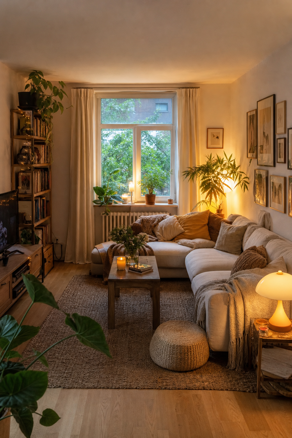 kleines wohnzimmer weite und gemuetlichkeit ausbalanciert