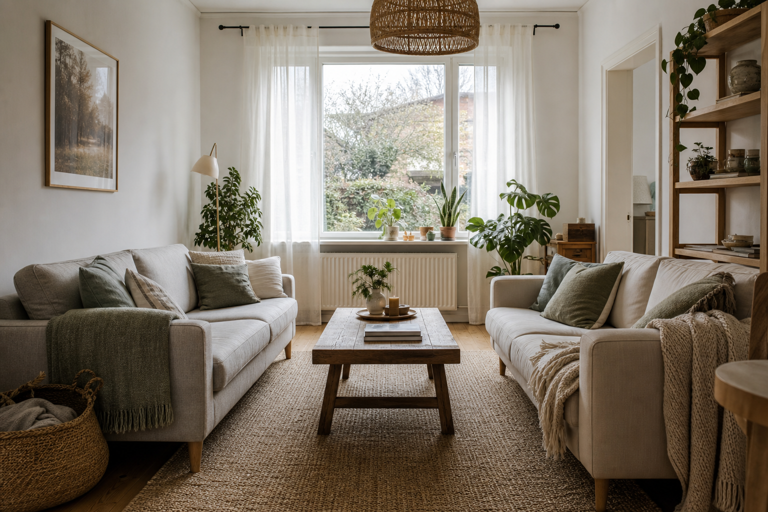 18 Wohnzimmer-Ideen für gemütliche Räume mit zwei Sofas